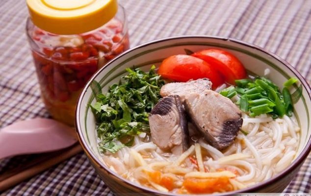bún cá ngừ kiểu miền Trung