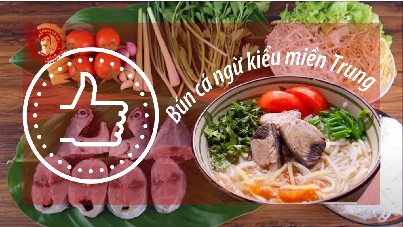 bún cá ngừ kiểu miền Trung 